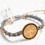 PULSERA MEDALLA SAN BENITO