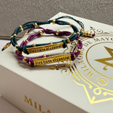 PULSERA TEJIDA  DIOS TIENE EL CONTROL